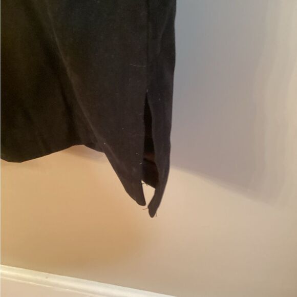 CLIO VINTAGE 90S SIZE MEDIUM BLACK VELVET LONG LENGTH 3 BUTTON BLAZER JACKET - Picture 6 of 9